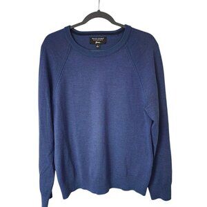 Banana Republic Men's Large Italian Merino Wool Sweater Blue
